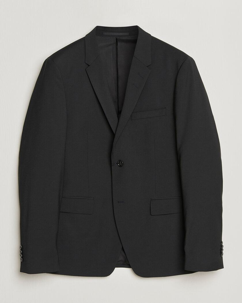 Tiger of Sweden Jamie Wool Travel Suit Blazer Black – Noir