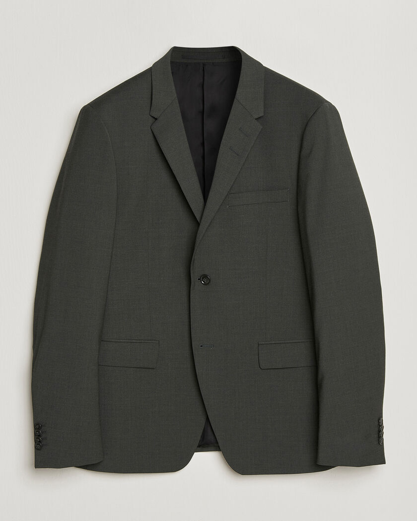 Tiger of Sweden Jamie Wool Travel Suit Blazer Olive Extreme – Vert