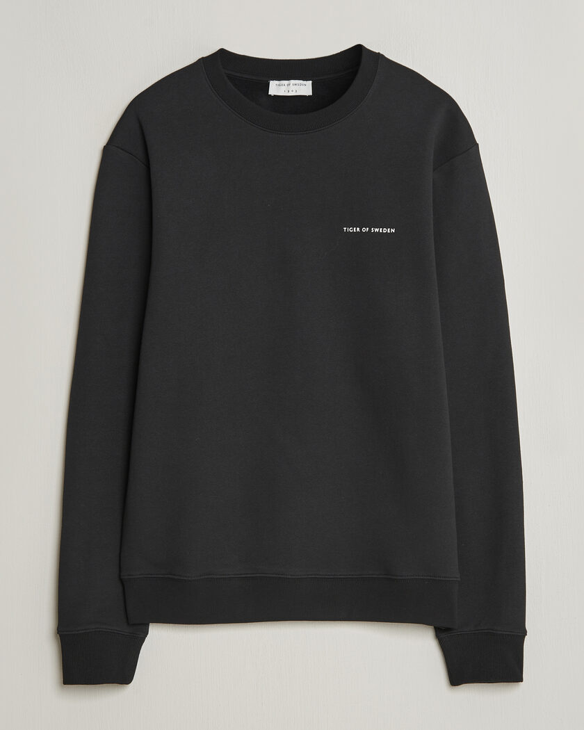 Tiger of Sweden Emerson Crew Neck Sweatshirt Black – Noir