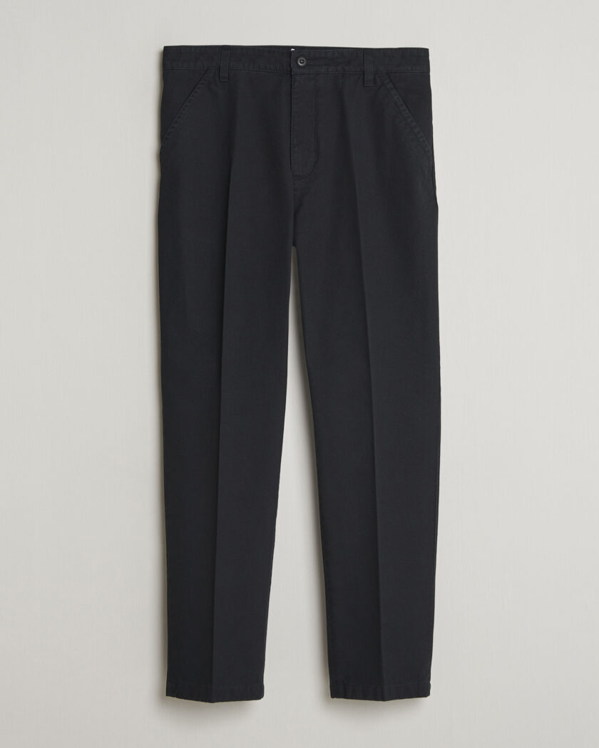 Filippa K Carl Cotton Trousers Black – Noir
