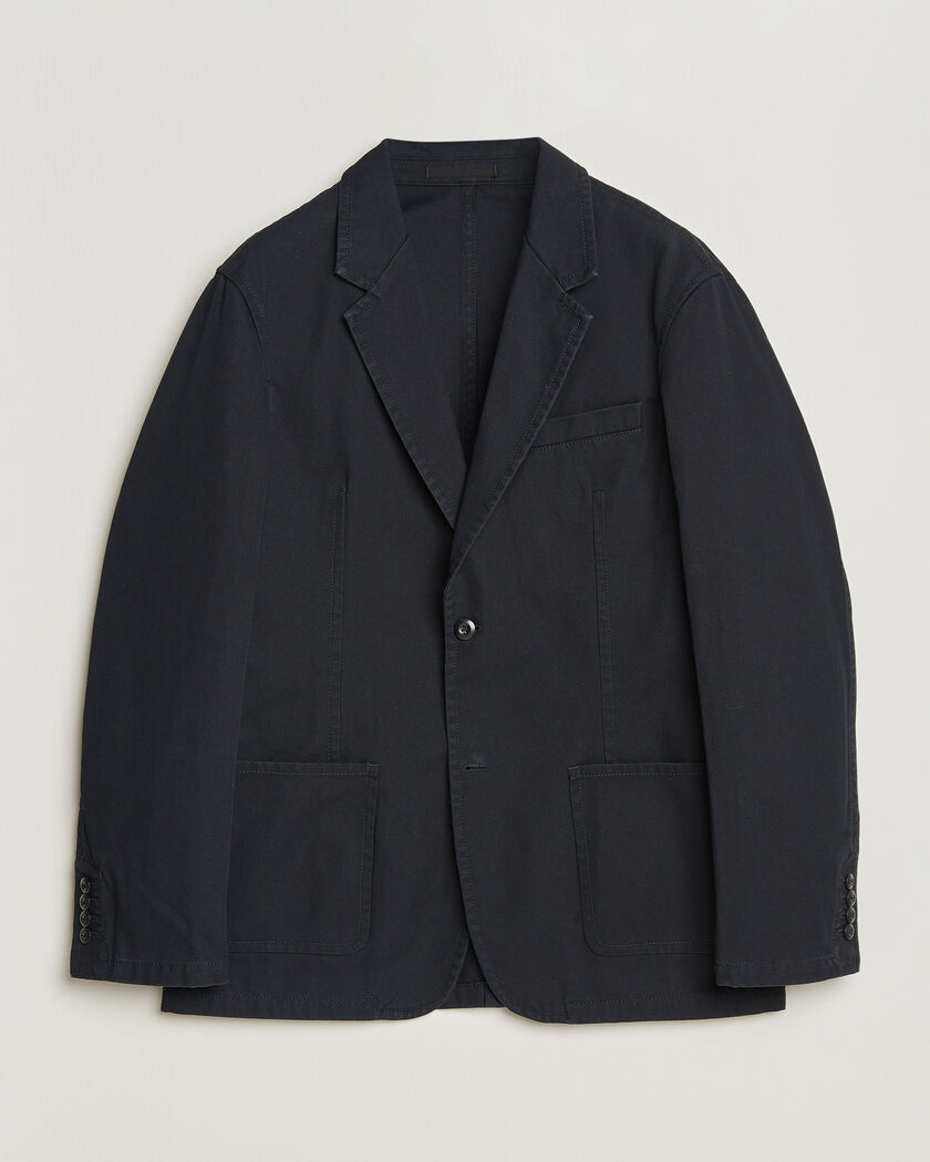 Filippa K Christopher Cotton Blazer Black – Noir