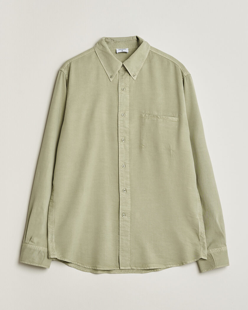 Filippa K Zack Lyocell Shirt Light Green – Vert