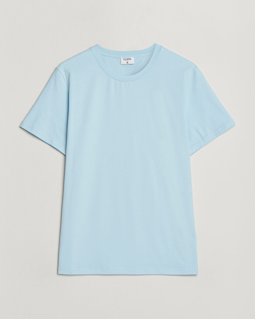 Filippa K Soft Lycra T-Shirt Frost Blue – Bleu