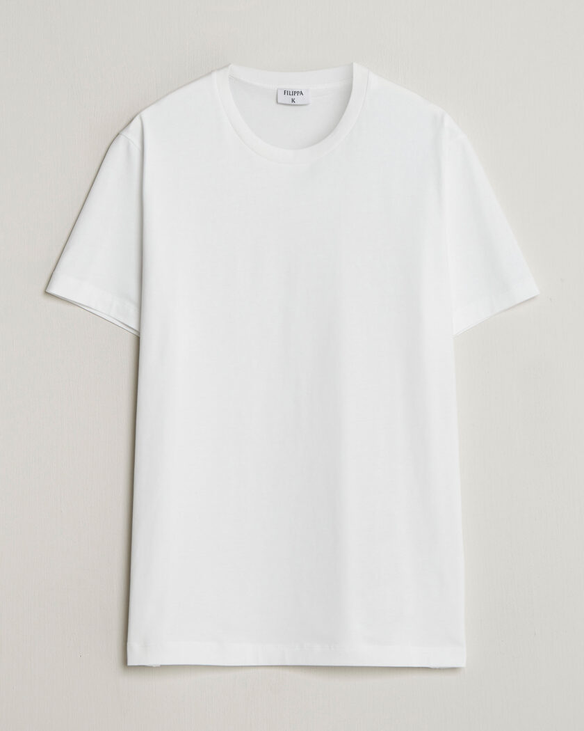 Filippa K Filip Crew Neck T-Shirt White – Blanc