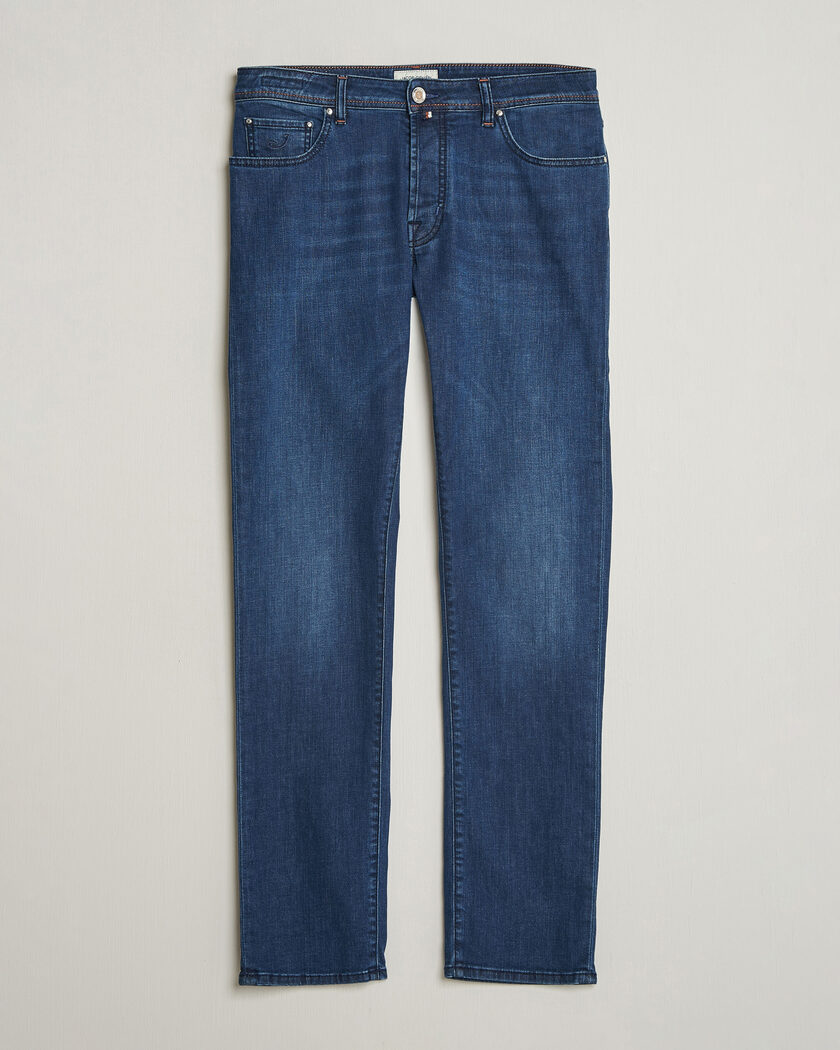Jacob Cohën Bard Slim Fit Stretch Jeans Mid Blue – Bleu