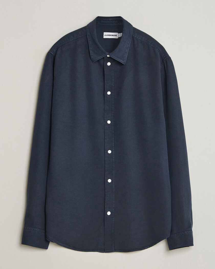 J.Lindeberg Zachary Tencel Shirt JL Navy – Bleu