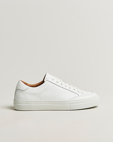 J.Lindeberg Art Signature Leather Sneaker White – Blanc