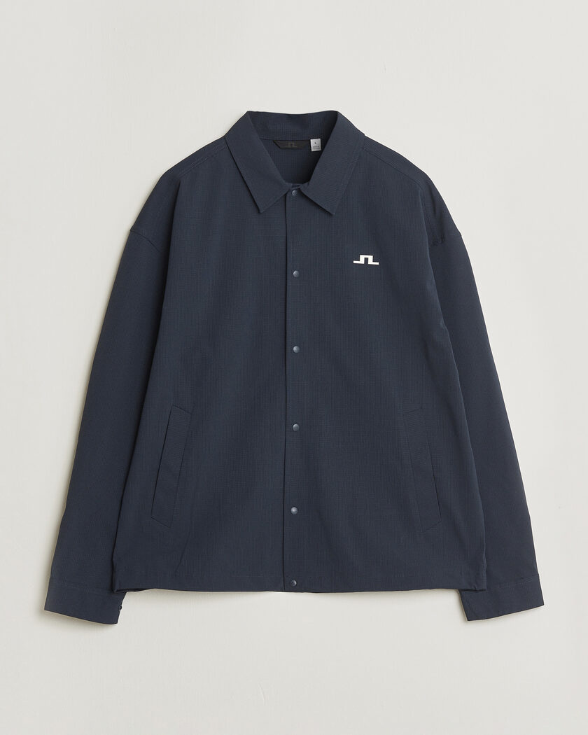 J.Lindeberg Dex Coach Overshirt JL Navy – Bleu