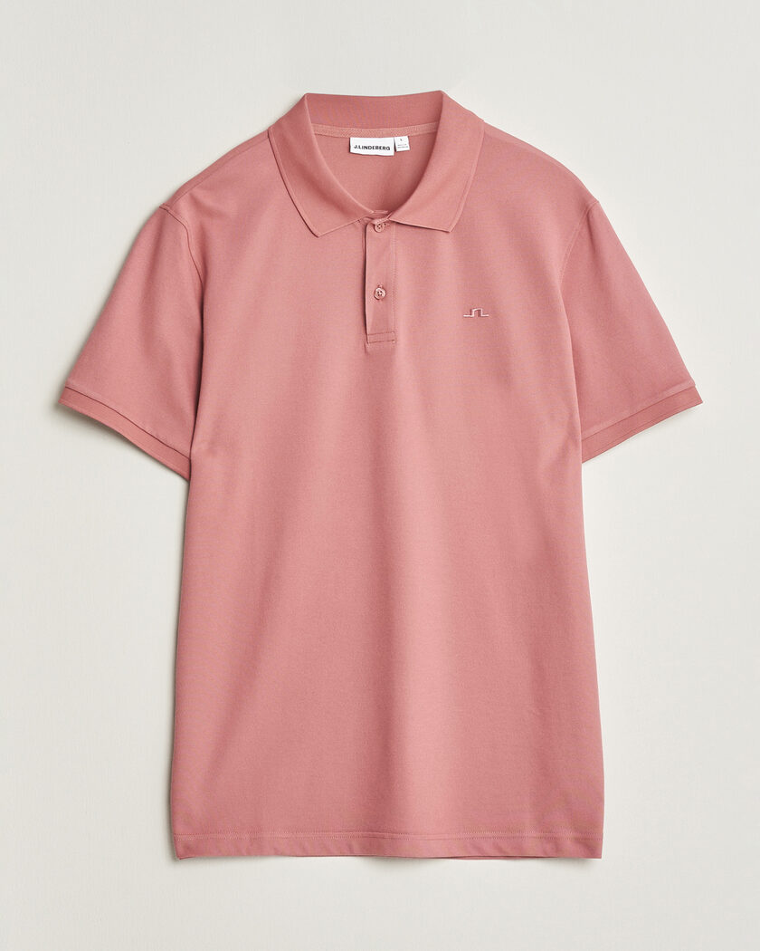 J.Lindeberg Verse Polo Withered Rose – Rouge