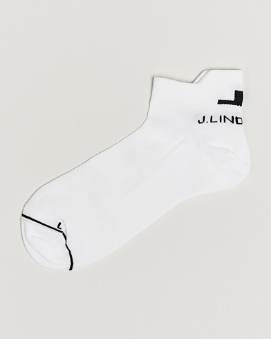 J.Lindeberg Spin Short Golf Sock White – Blanc