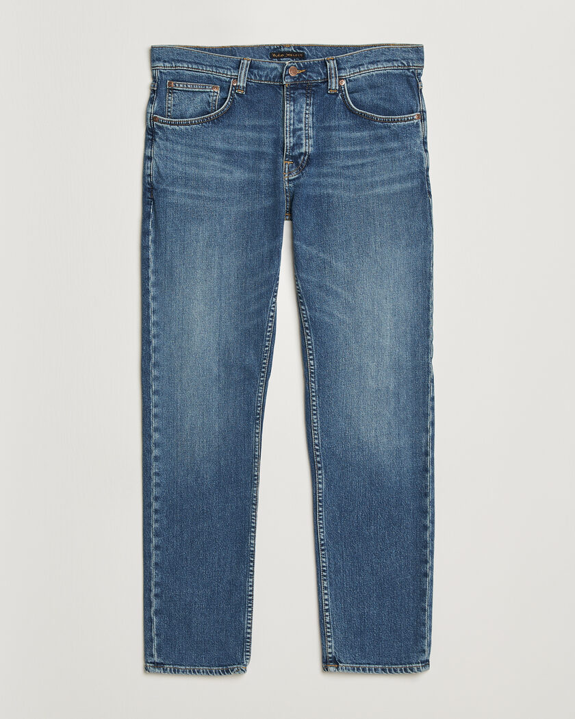 Nudie Jeans Solid Ollie Jeans Blue Blur – Bleu