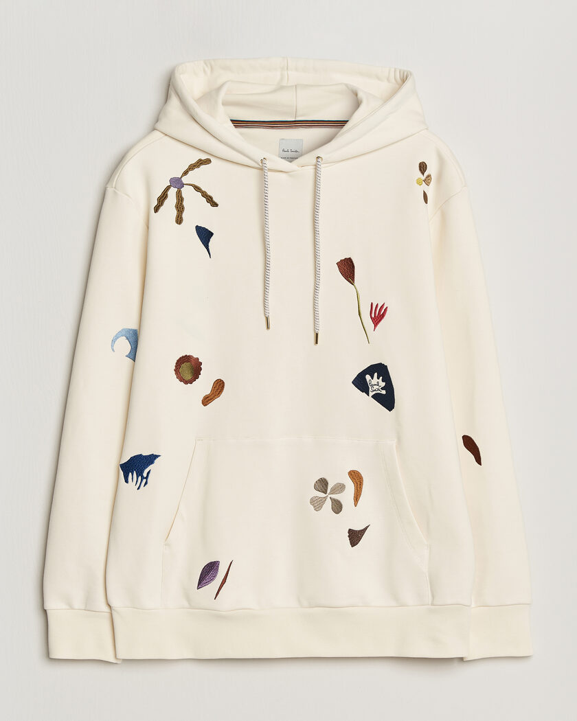 Paul Smith Embroidered Hoodie White – Blanc