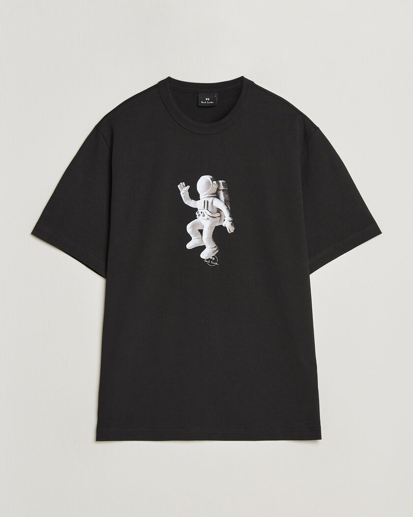 PS Paul Smith Astronaut Printed T-Shirt Black – Noir