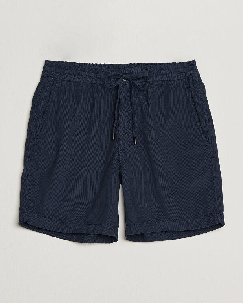 Incotex Baby Corduroy Drawstring Shorts Navy – Bleu
