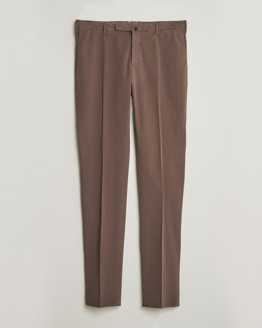 Incotex Slim Fit Comfort Chinos Dark Brown – Marron