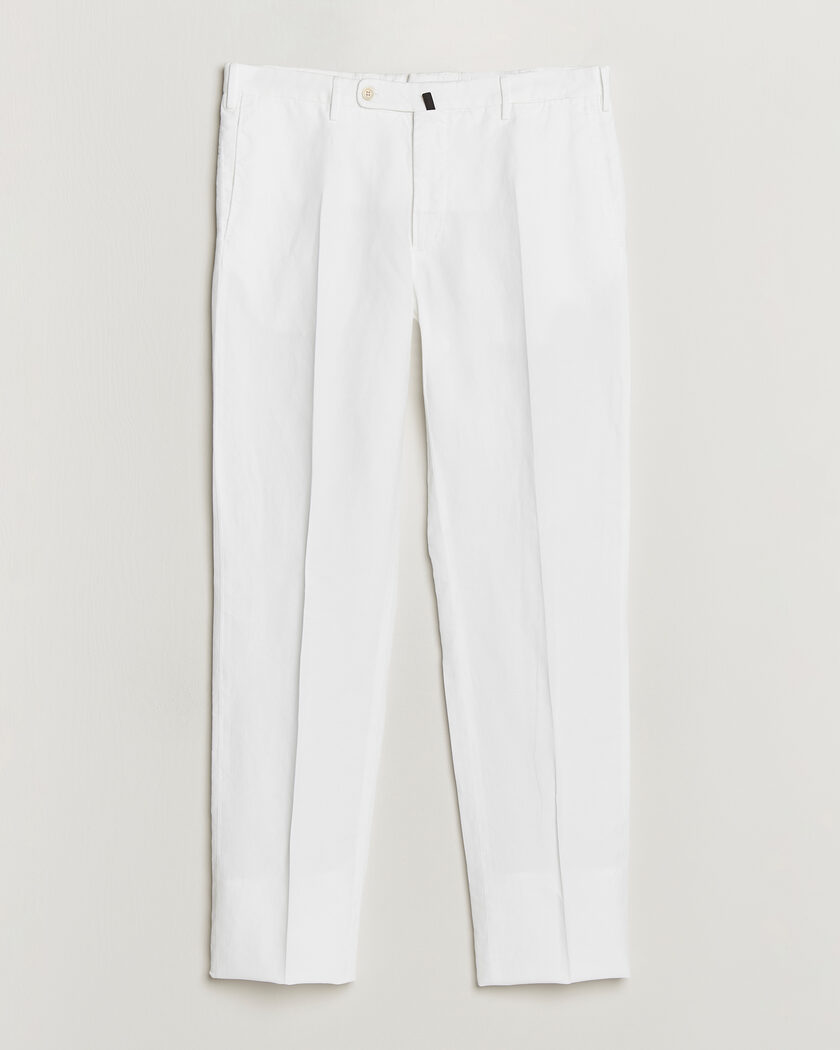 Incotex Regular Fit Chinolino Trousers White – Blanc