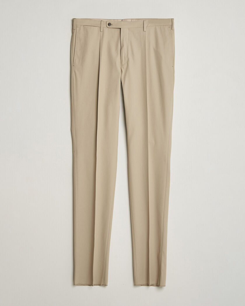 Incotex Ice Cotton Twill Pants Sand – Beige