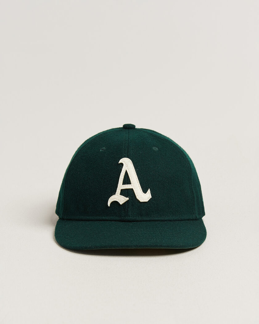 New Era Retro Crown 9Fifty Melton Wool Cap Oakland Athletics – Vert