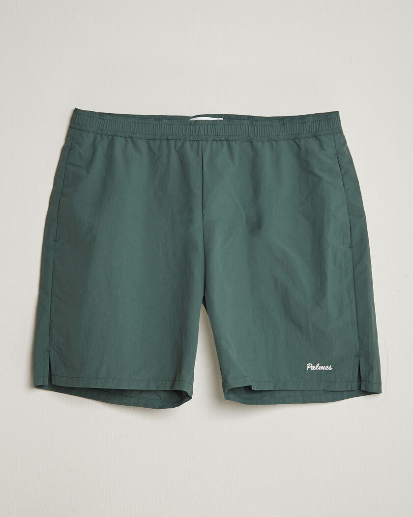 Palmes Stitch Tennis Shorts Dark Green – Vert