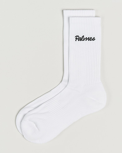 Palmes 2-Pack Stitch Socks White – Blanc