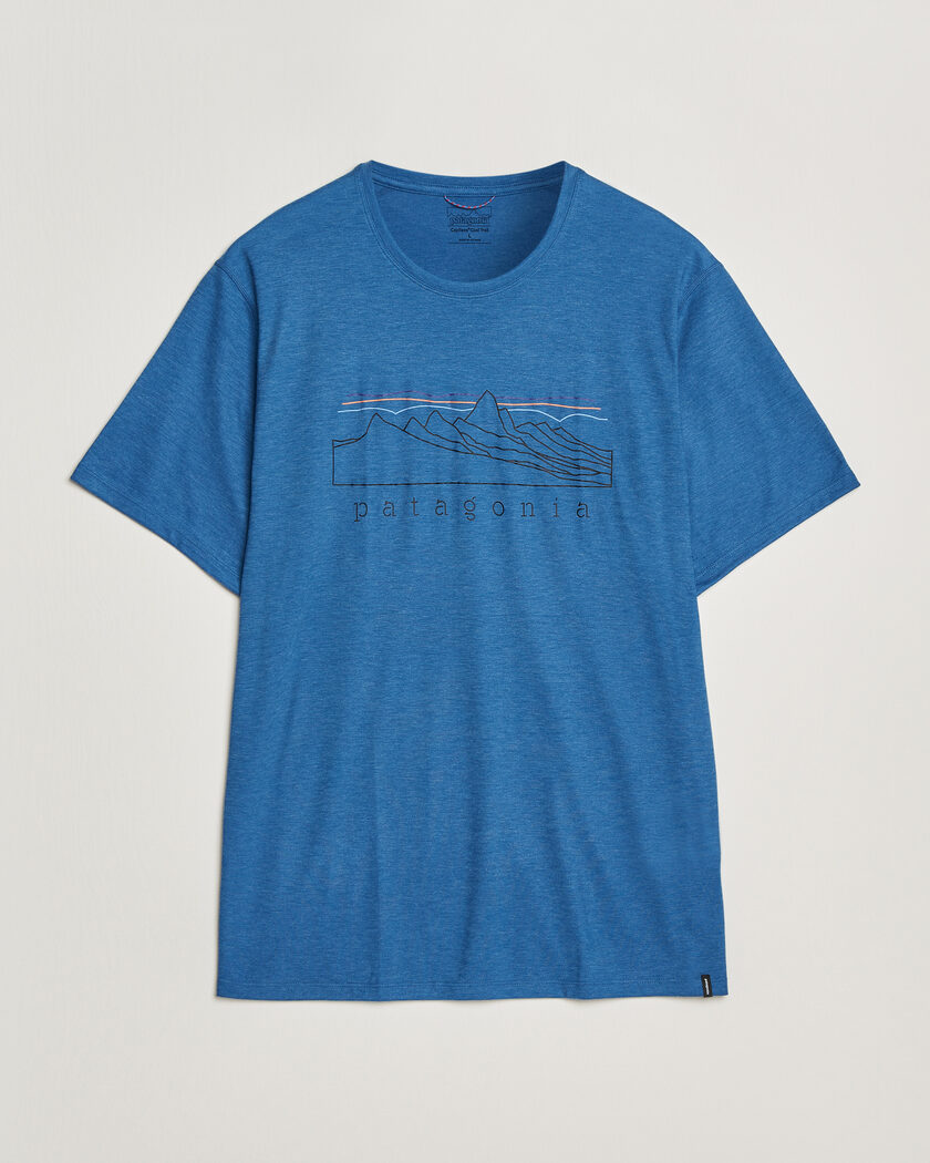 Patagonia Cap Cool Trail T-Shirt Aquatic Blue – Bleu