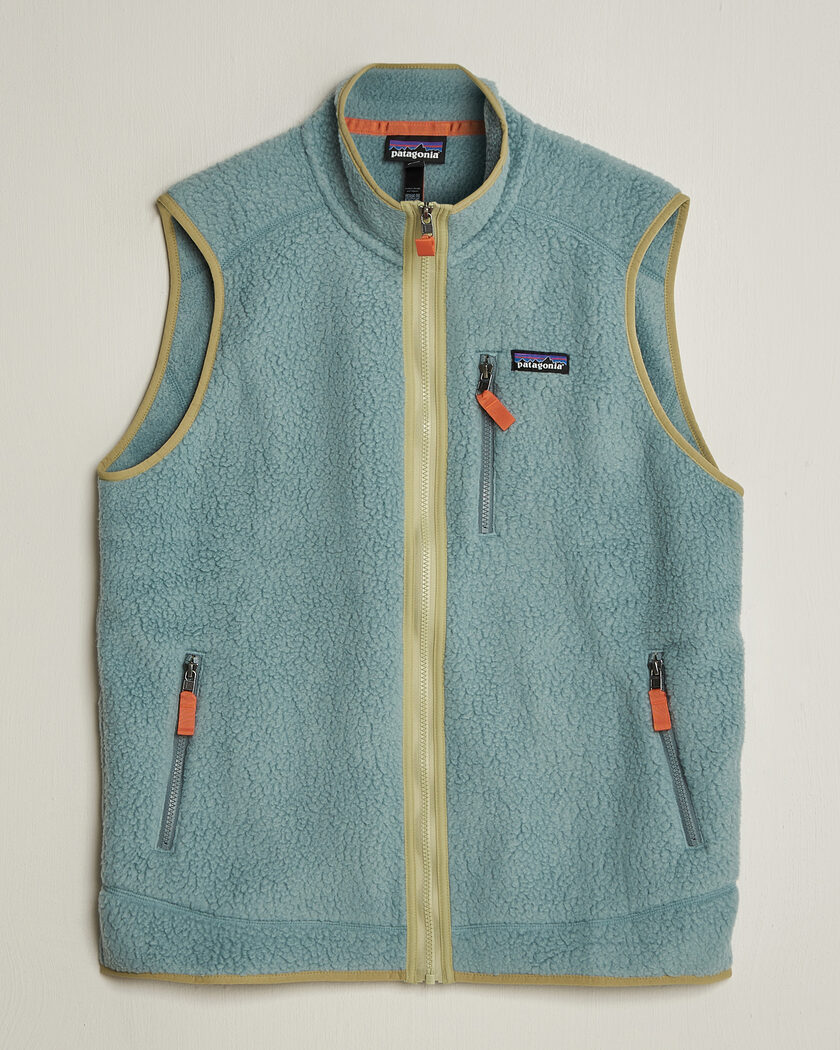 Patagonia Retro Pile Vest Blue Sage – Bleu