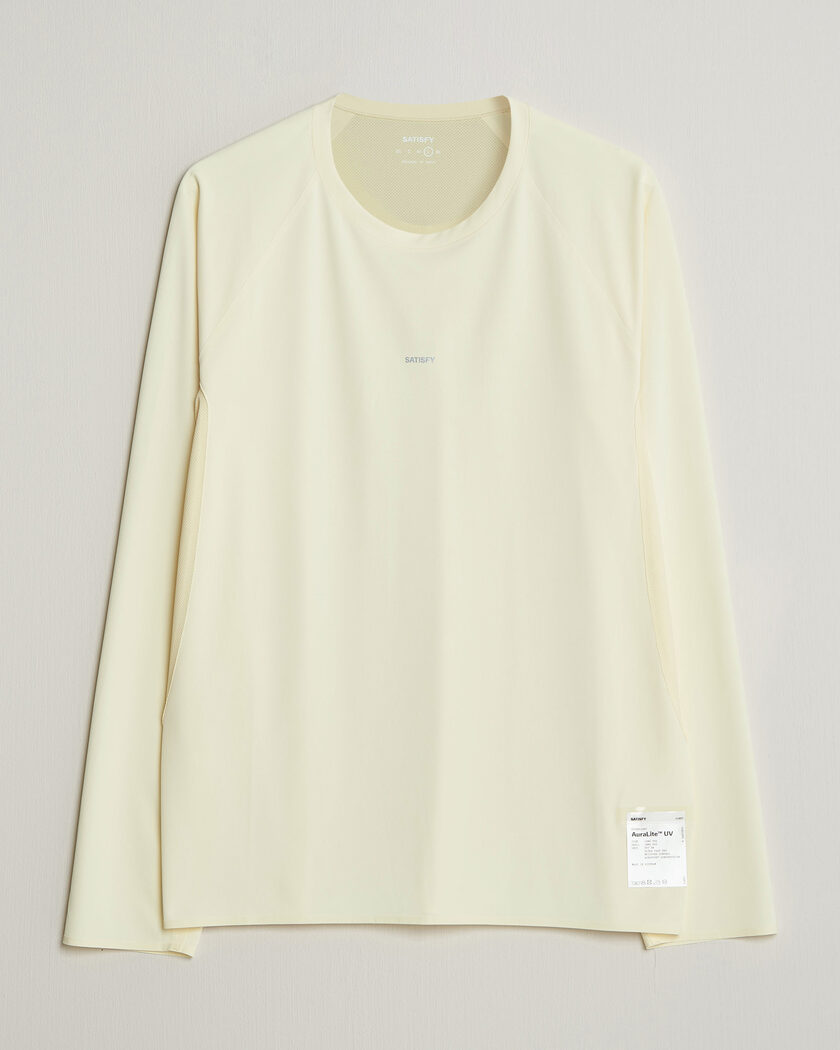 Satisfy AuraLite UV Long Sleeve T-Shirt Transparent Yellow – Jaune