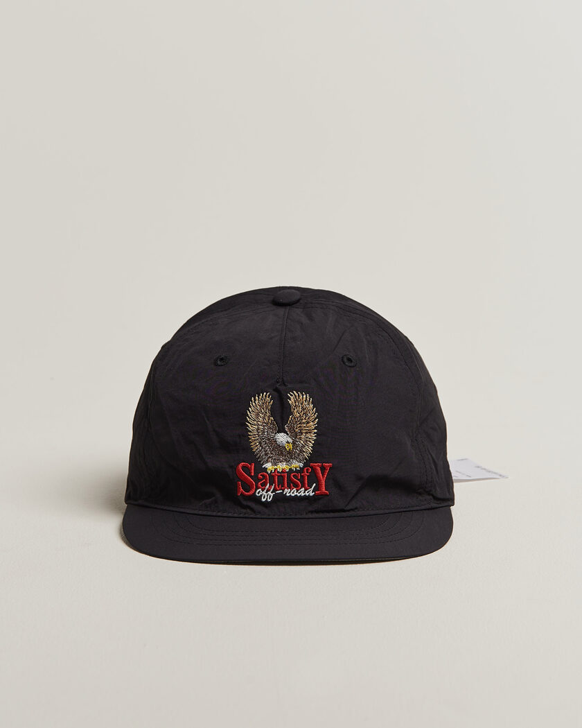 Satisfy FliteSilk 5 Panel Cap Black Eagle – Noir