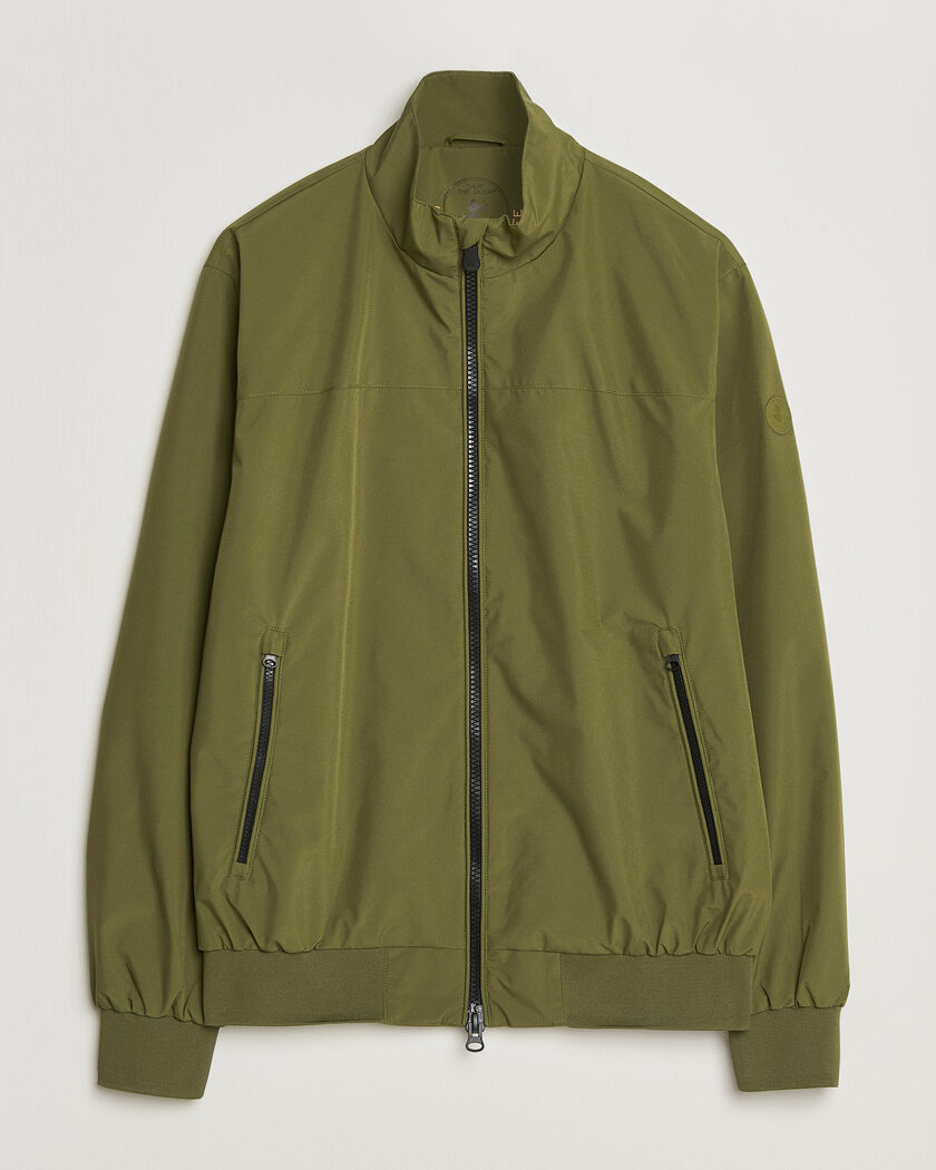 Save The Duck Finlay Nylon Harrington Jacket Dusty Olive – Vert