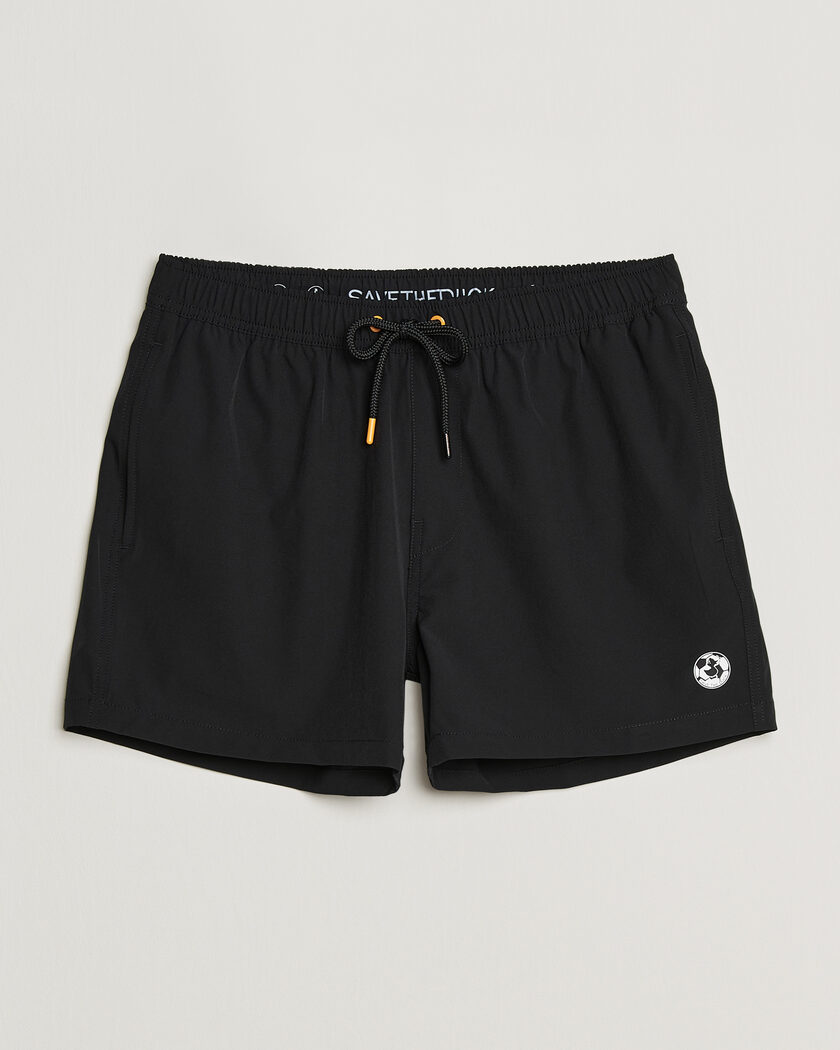 Save The Duck Plain Drawstring Swimshorts Black – Noir