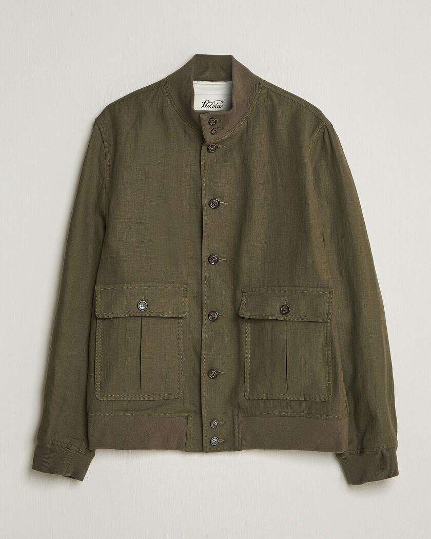 Valstar Valstarino Linen Jacket Olive – Vert