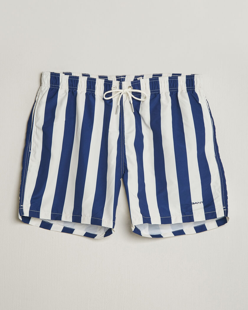 Gant Blockstriped Swimshorts Rich Navy – Bleu