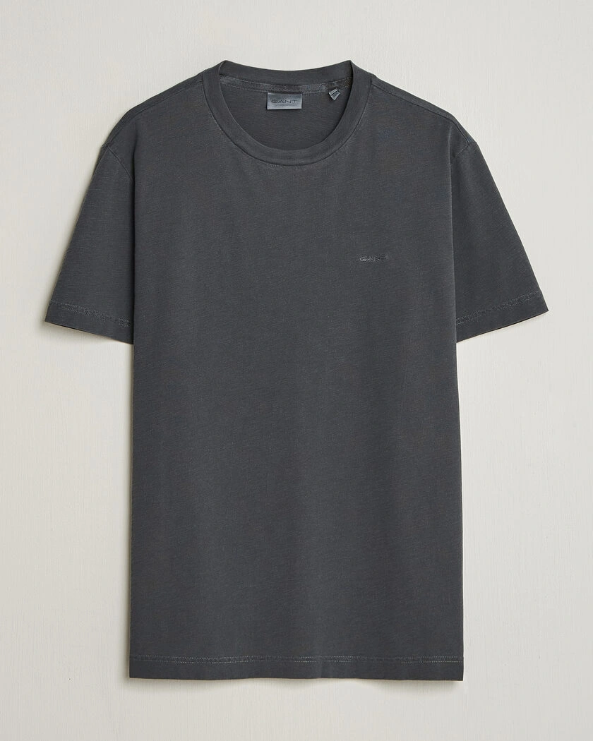 GANT Washed Slub T-Shirt Black – Gris