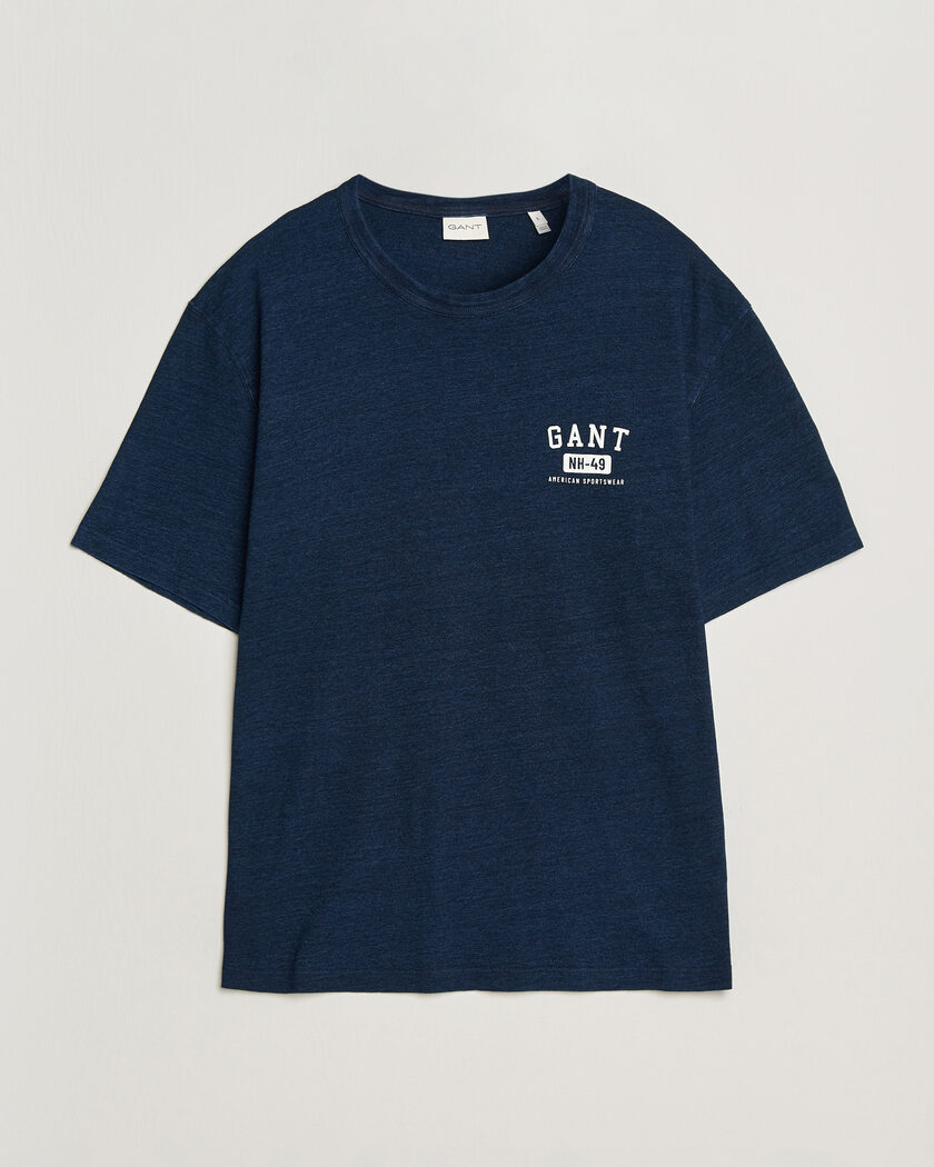 Gant Indigo Graphic T-Shirt Dark Blue – Bleu
