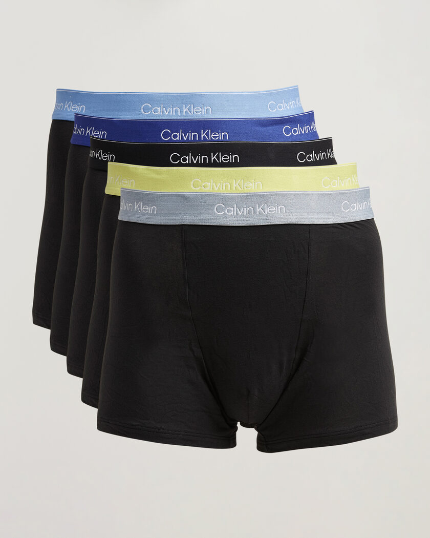 Calvin Klein 5-Pack Icon Cotton Stretch Relaxed Trunk Black – Noir