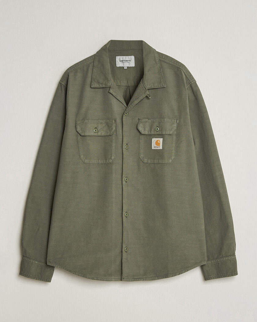 Carhartt WIP Kelsey Long Sleeve Shirt Leaf – Vert