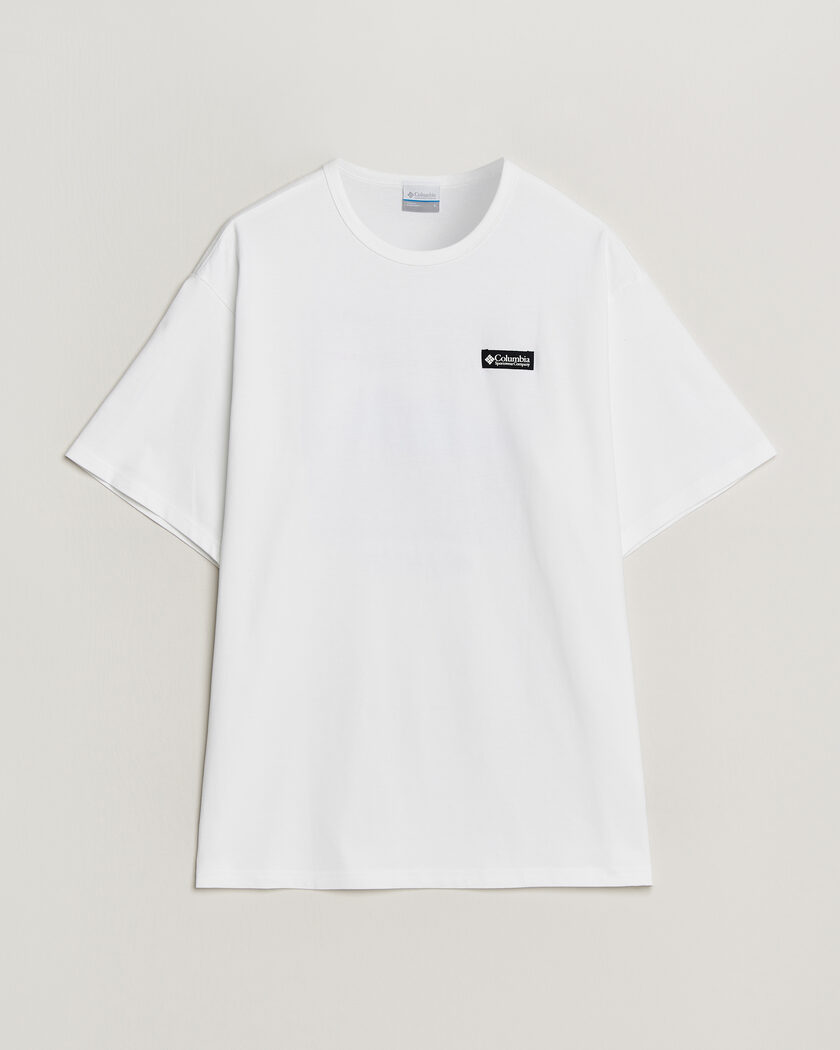 Columbia Heavyweight Back Graphic T-Shirt White – Blanc