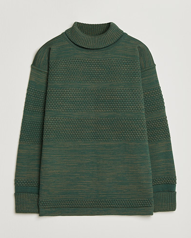 S.N.S. Herning Fisherman Sweater Natural Machine Green – Vert