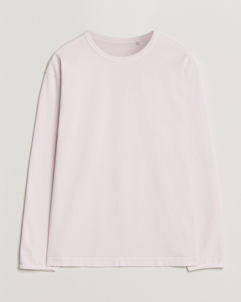 Sunflower Heavy Jersey Long Sleeve T-Shirt Pink – Rose