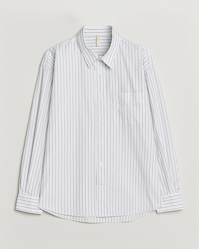 Sunflower New Base Shirt Blue Stripe – Blanc
