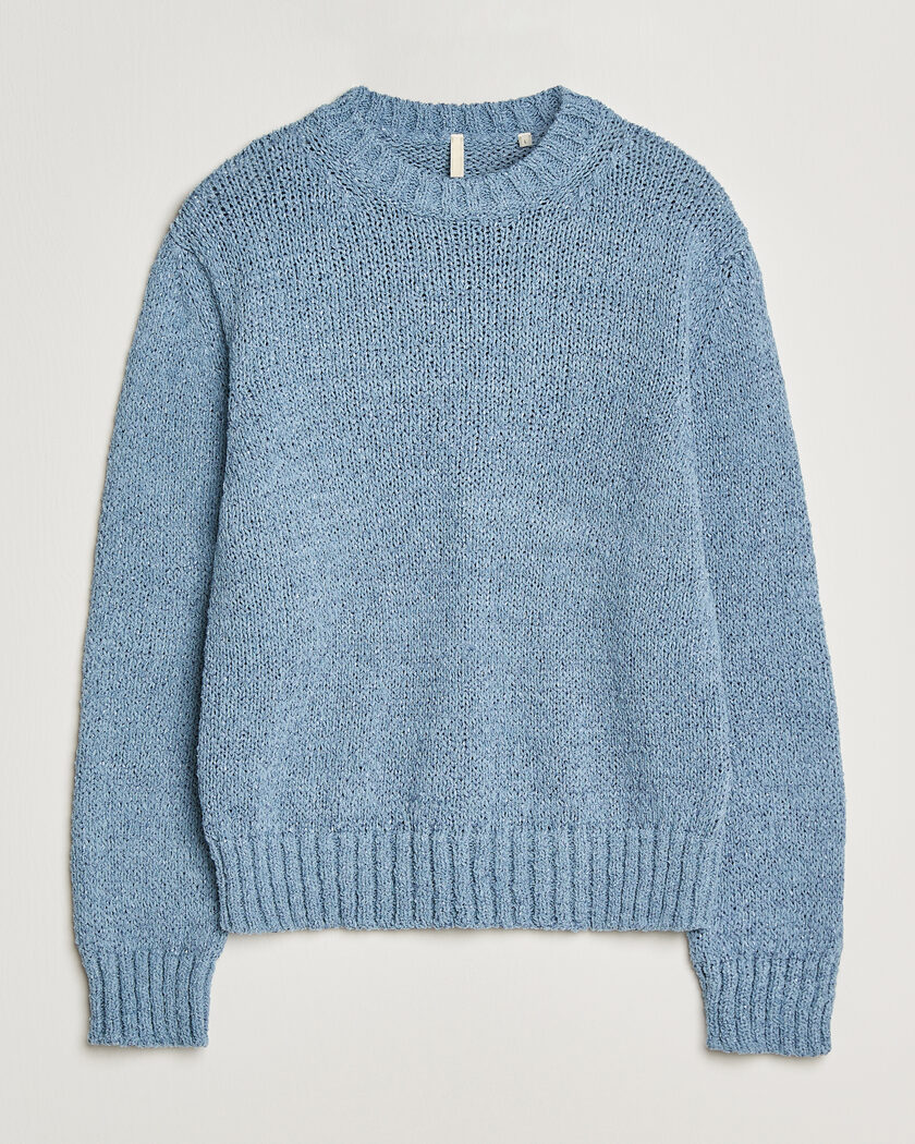 Stone Island Knitted Lambwool Sweater Melange Grey - Acheter Stone