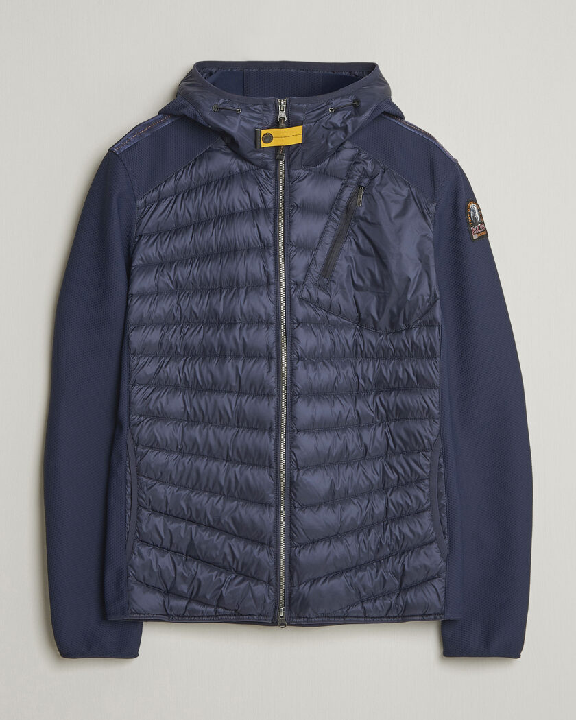 Parajumpers Nolan Mesh Hooded Hybrid Navy – Bleu