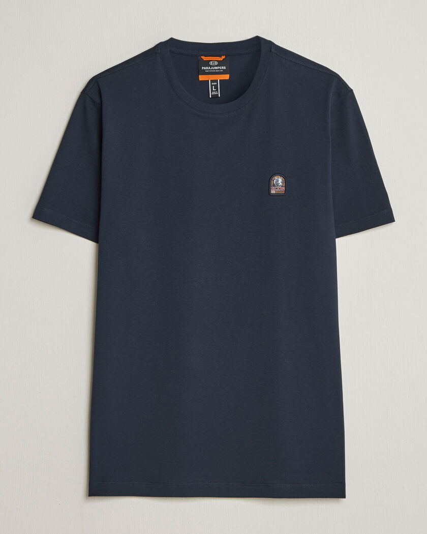 Parajumpers Patch Crew Neck T-Shirt Navy – Bleu