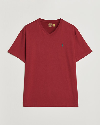 Polo Ralph Lauren V-Neck T-Shirt Heritage Red – Rouge