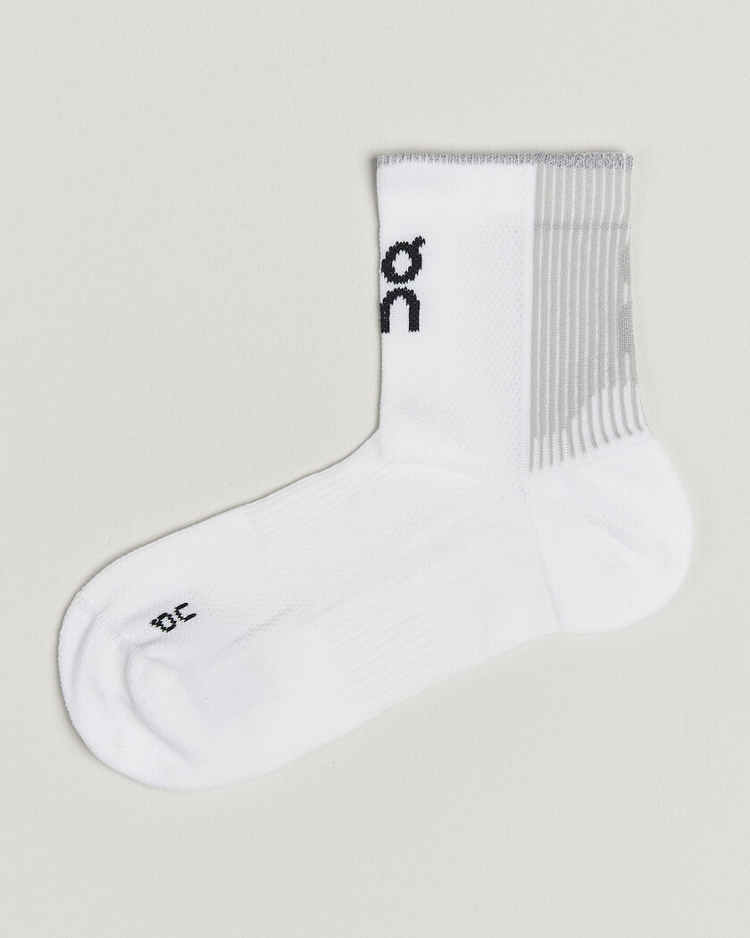 On Performance Run Sock Mid White – Blanc