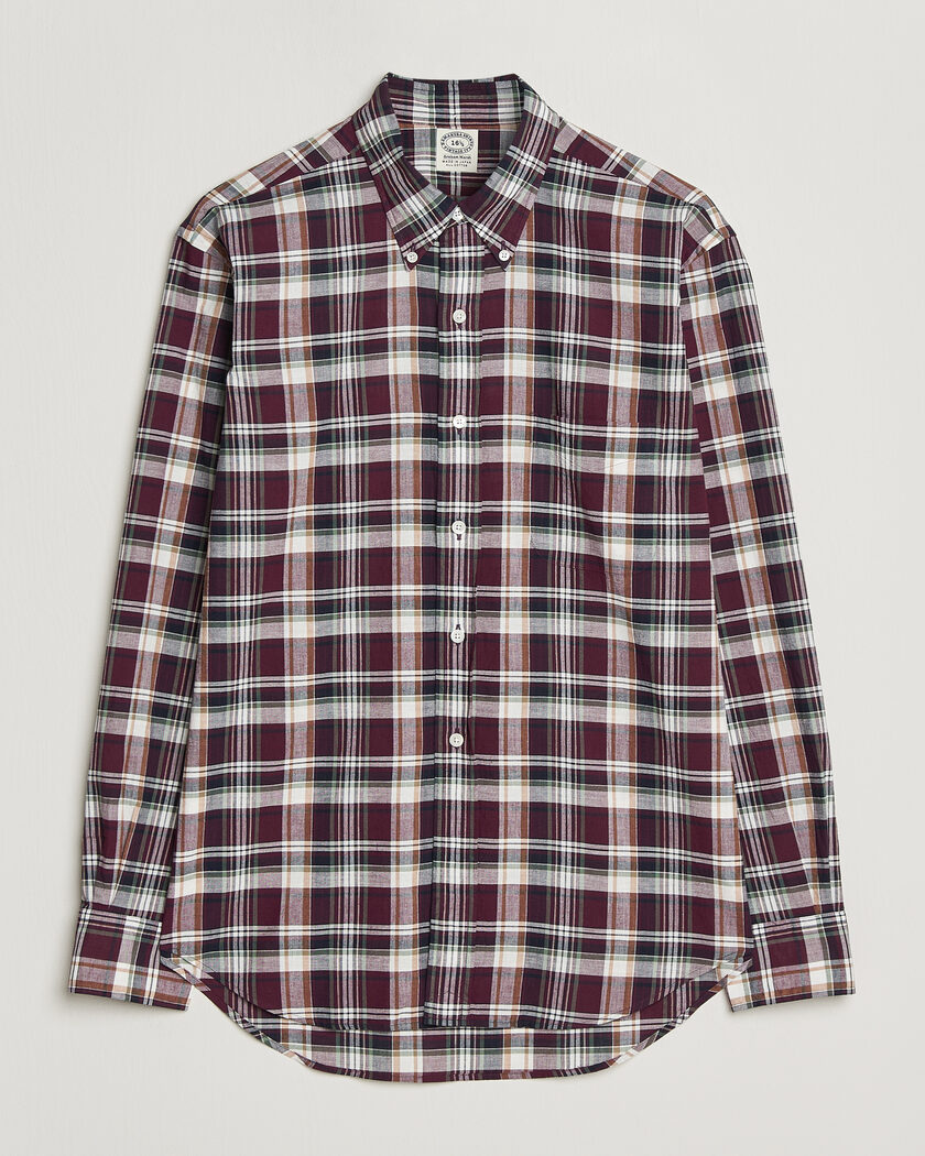 Kamakura Shirts Vintage Ivy Button Down Shirt Red Madras – Rouge