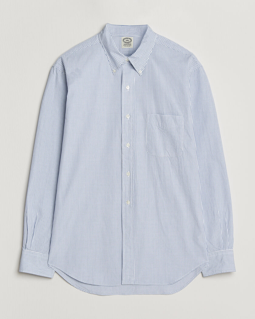 Kamakura Shirts Vintage Ivy Button Down Shirt Blue Check – Bleu