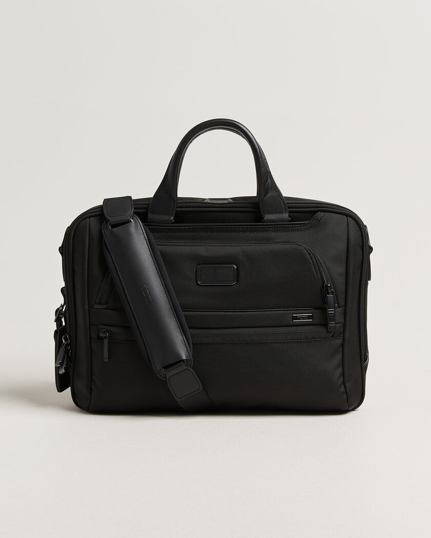 TUMI Alpha 4 Medium Briefcase Black – Noir
