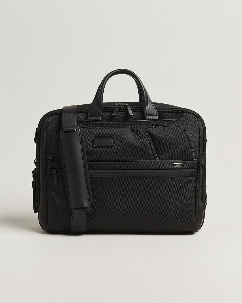 TUMI Alpha 4 Large Briefcase Black – Noir