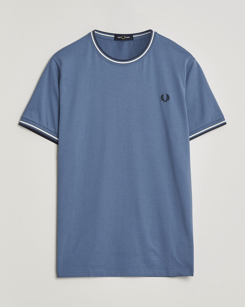 Fred Perry Twin Tipped T-Shirt Ace Blue – Bleu